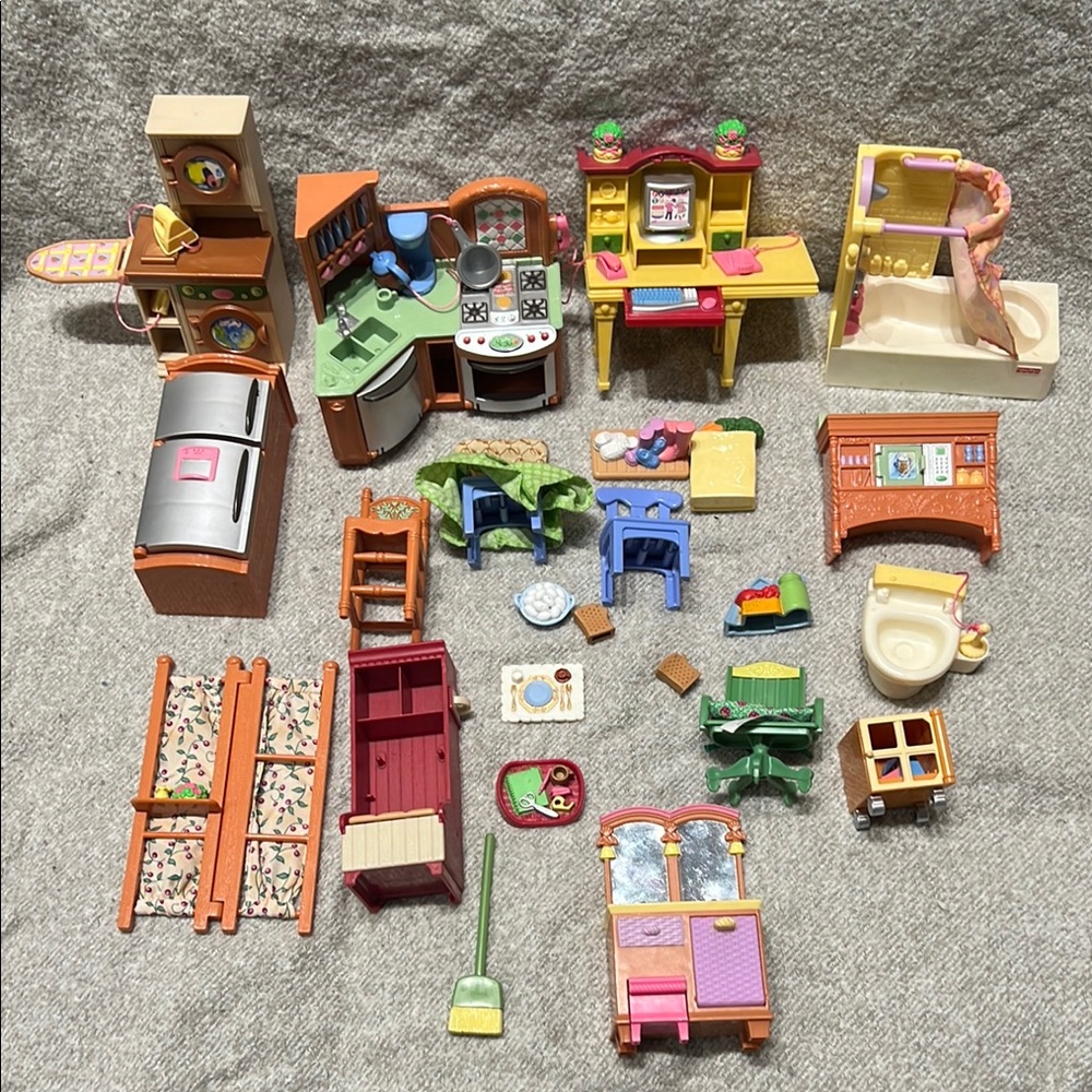 Fisher Price Loving Family Furniture Huge lot